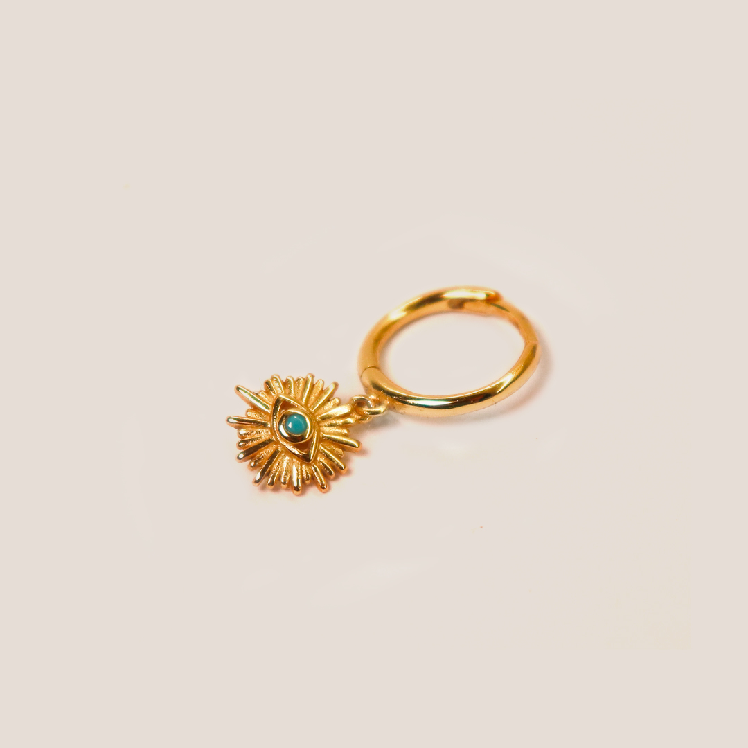 Boucle d'oreille soleil ANGELINA – Image 2