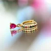 mono-boucle-rose-Maili-diamant-argent-sterling-sovage-bijoux